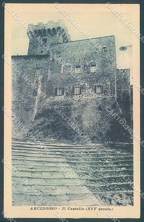 Grosseto Arcidosso Castello cartolina JK4446 – fronte
