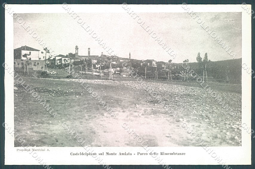 Grosseto Castel del Piano Parco delle Rimembranze cartolina JK4449 – fronte
