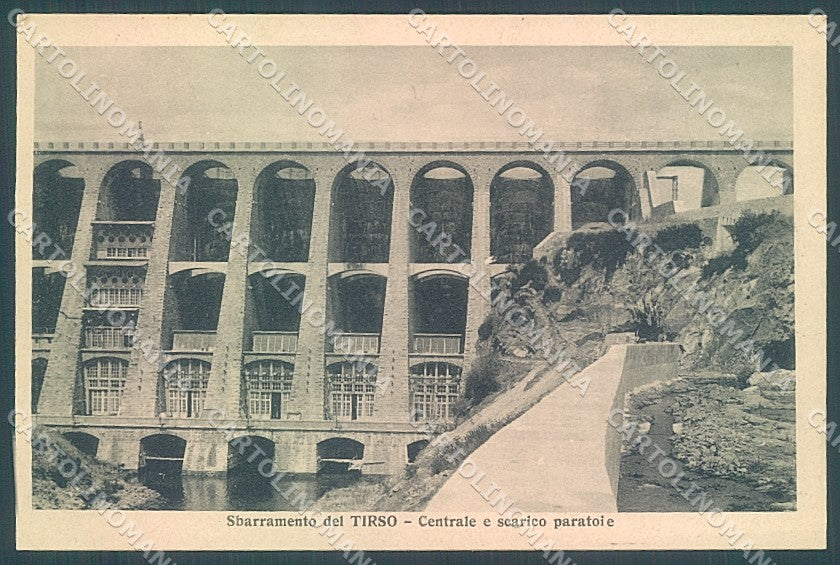 Oristano Diga Tirso cartolina JK4456 – fronte