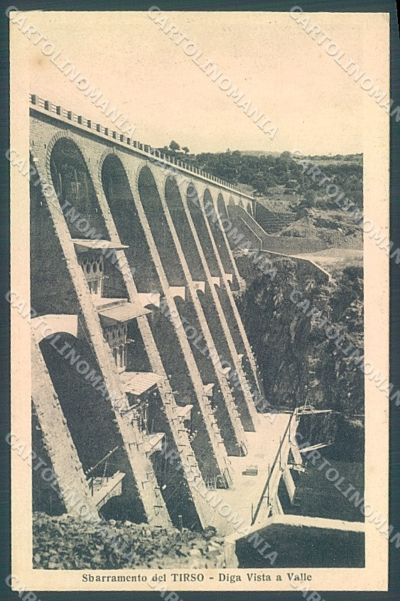 Oristano Diga Tirso cartolina JK4457 – fronte