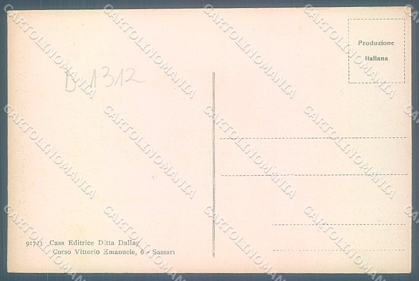 Oristano Diga Tirso cartolina JK4459 – retro
