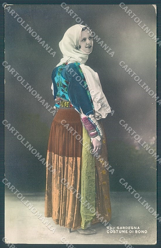 Sassari Bono Costumi Foto cartolina JK4462 – fronte
