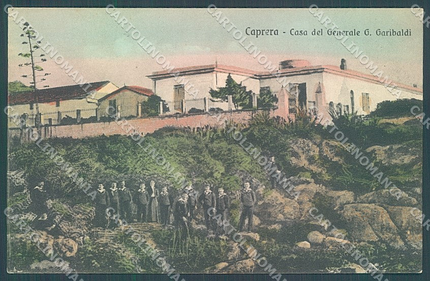 Sassari Caprera Casa Generale Garibaldi cartolina JK4473 – fronte
