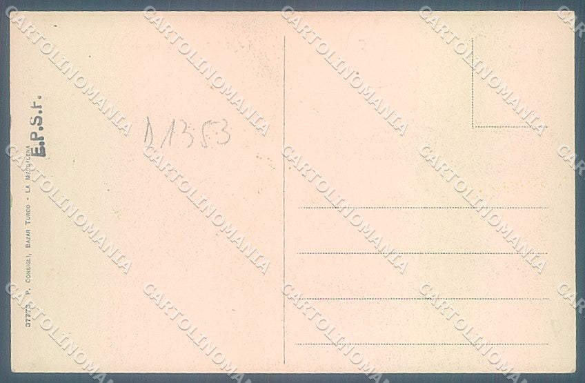 Sassari Caprera Casa Generale Garibaldi cartolina JK4473 – retro