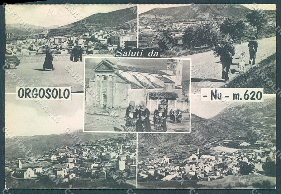 Nuoro Orgosolo saluti da Foto FG cartolina JK4479 – fronte