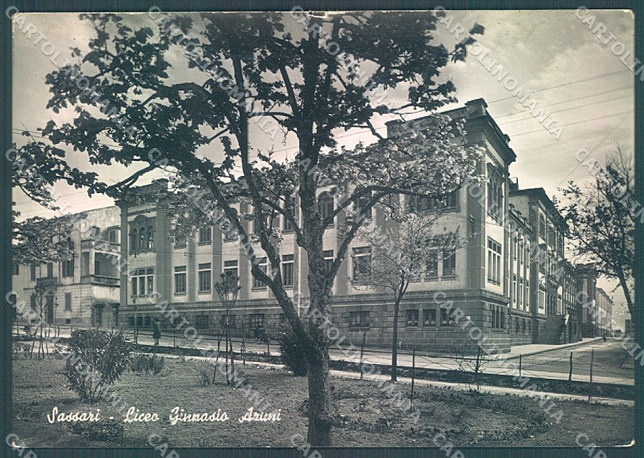 Sassari Città Liceo Ginnasio STRAPPINO Foto FG cartolina JK4488 – fronte