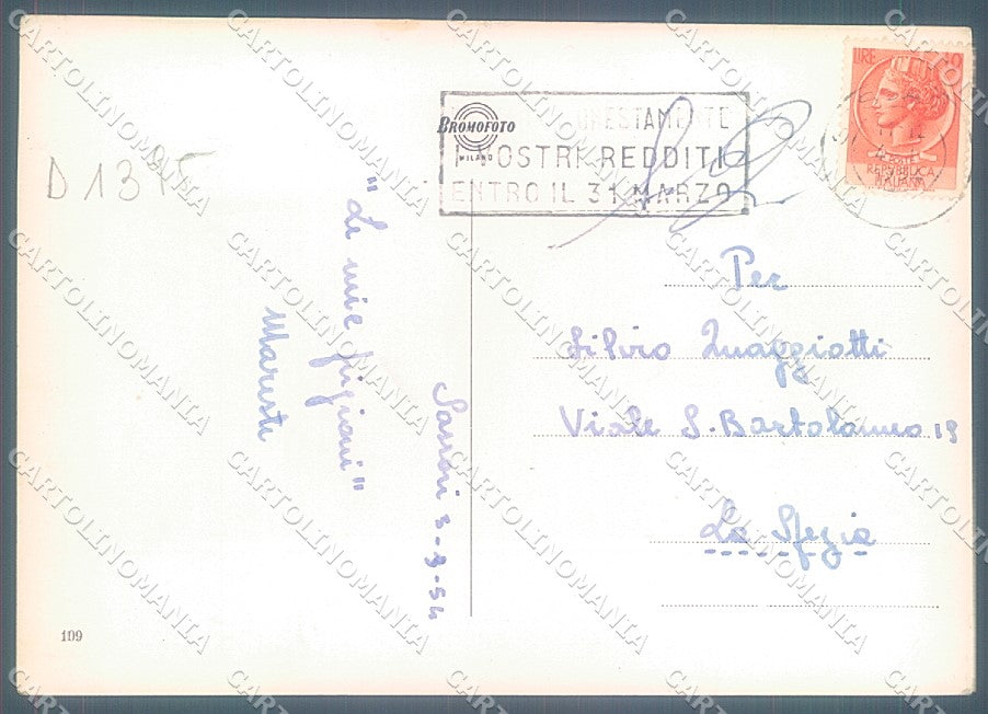 Sassari Città Liceo Ginnasio STRAPPINO Foto FG cartolina JK4488 – retro