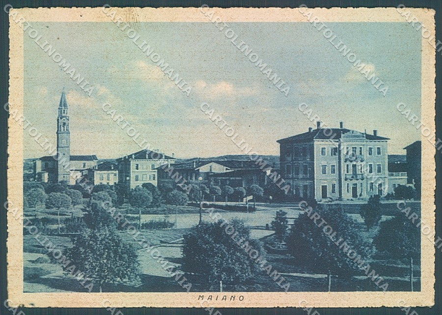 Udine Maiano FG cartolina JK4509 – fronte