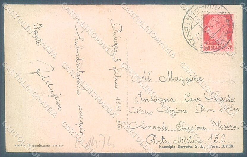Udine Paluzza cartolina JK4510 – retro
