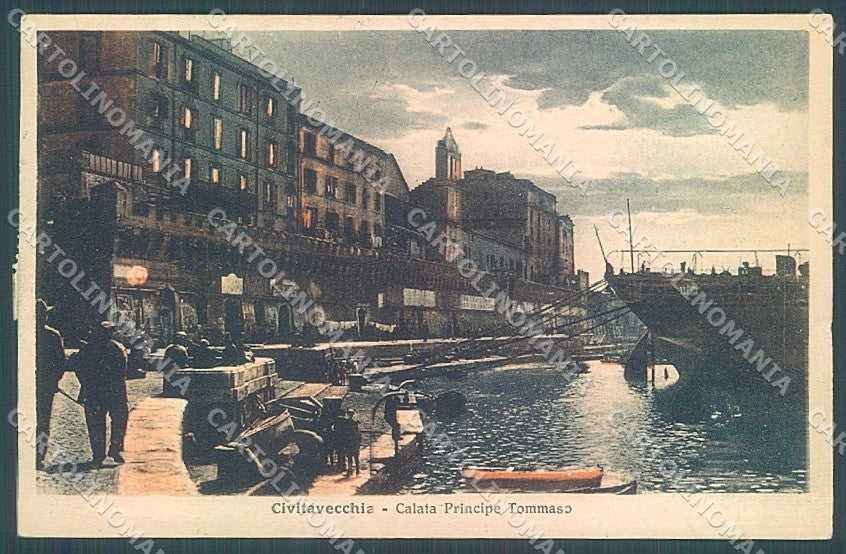 Roma Civitavecchia Calata Principe Tommaso Alterocca STRAPPINO cartolina JK4513 – fronte