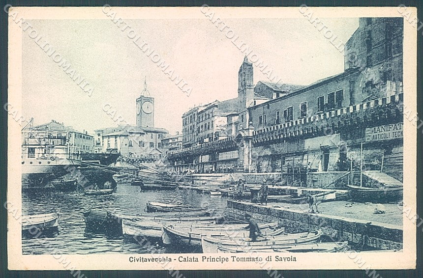Roma Civitavecchia Calata Principe Tommaso Alterocca 61849 cartolina JK4515 – fronte