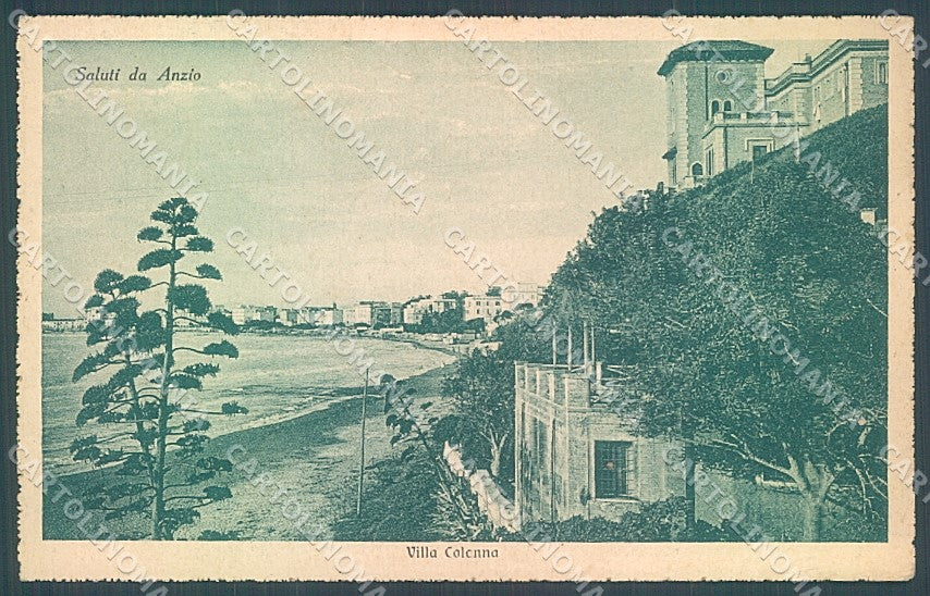 Roma Anzio Villa Colonna saluti da cartolina JK4518 – fronte