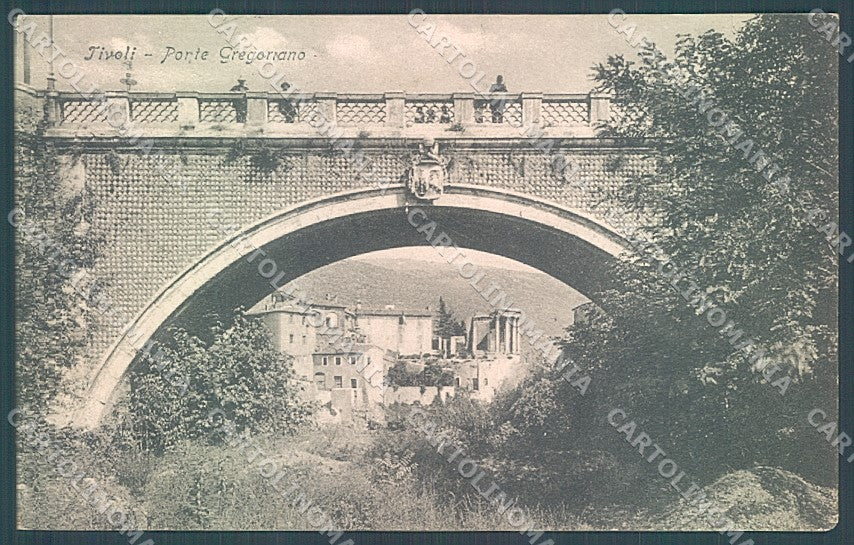Roma Tivoli Ponte Gregoriano cartolina JK4533 – fronte