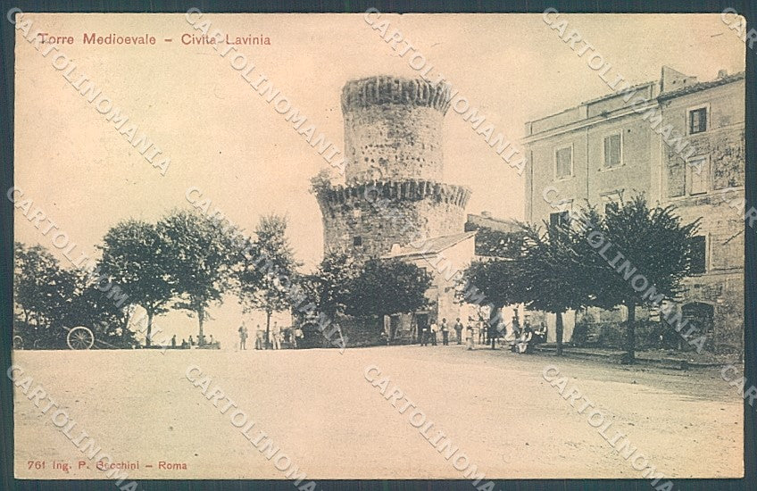 Roma Civita Lavinia Lanuvio Torre Medioevale cartolina JK4535 – fronte