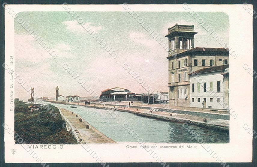 Lucca Viareggio Grand Hotel Faro Trenkler 16108 cartolina JK4552 – fronte
