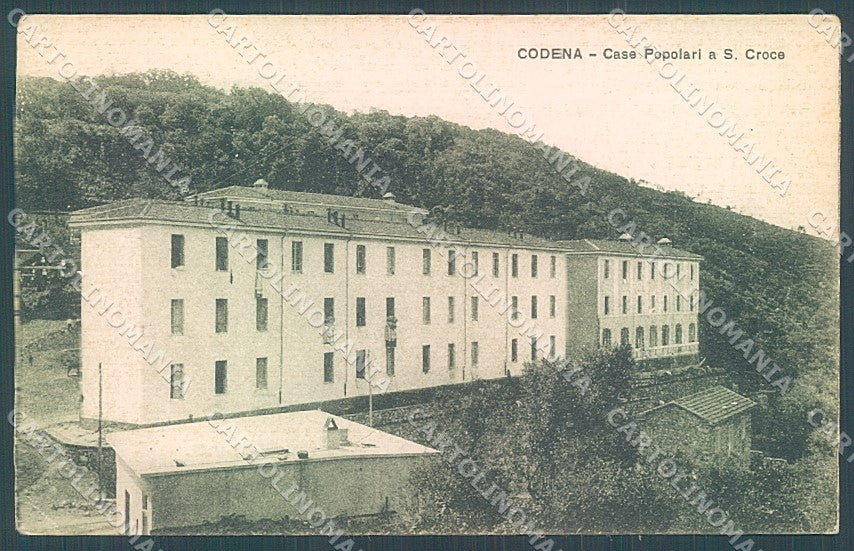 Massa Carrara Codena Case Popolari cartolina JK4553 – fronte