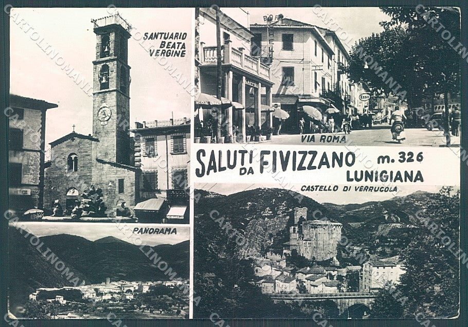 Massa Carrara Fivizzano Santuario saluti da Foto FG cartolina JK4566 – fronte
