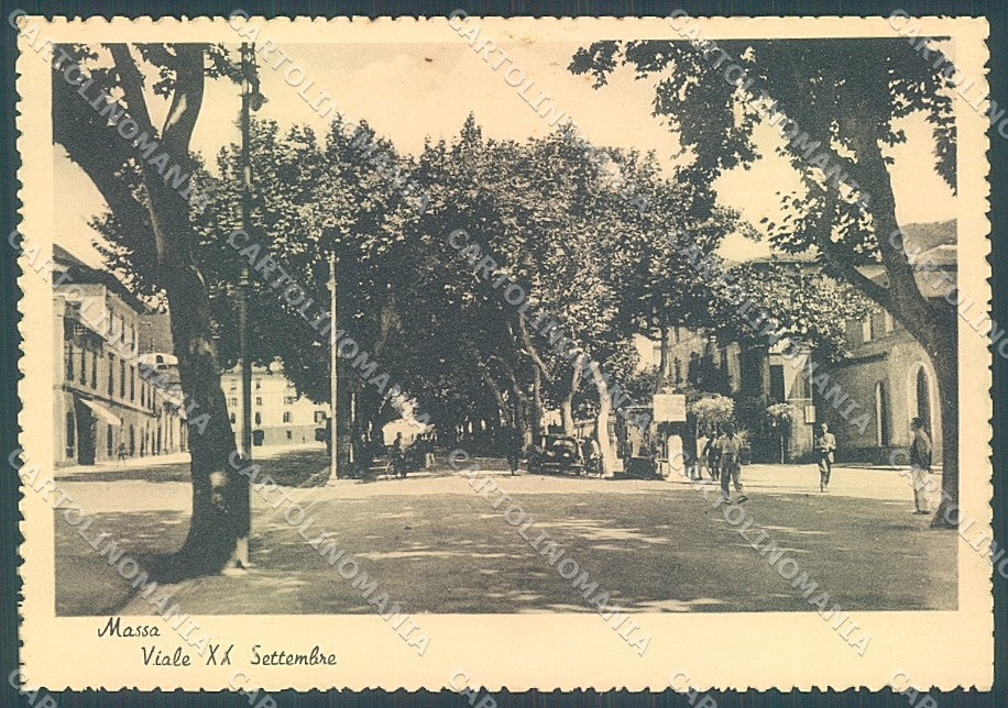 Massa Carrara Città Viale XX Settembre FG cartolina JK4567 – fronte