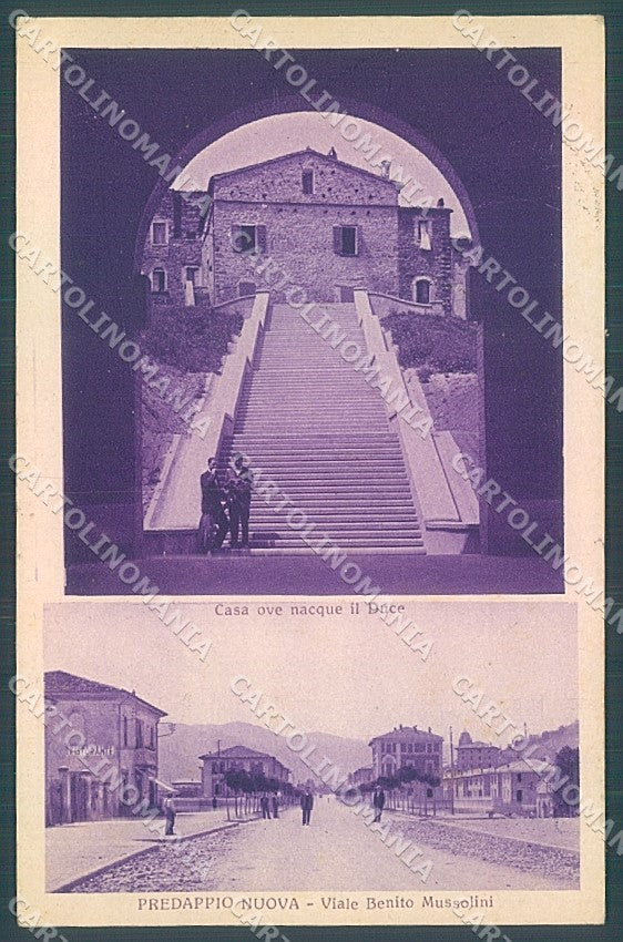 Forlì Cesena Predappio Viale Benito Mussolini cartolina JK4585 – fronte