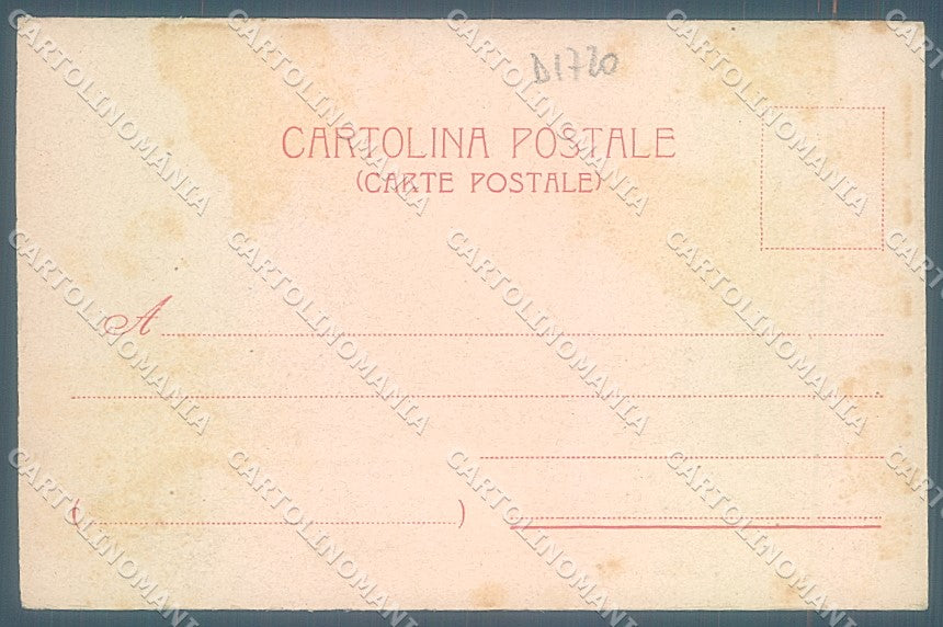 Arezzo Montevarchi Piazza Garibaldi cartolina JK4588 – retro