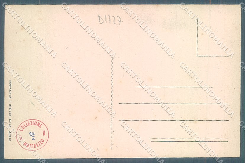 Arezzo Montevarchi PIEGHINA cartolina JK4589 – retro