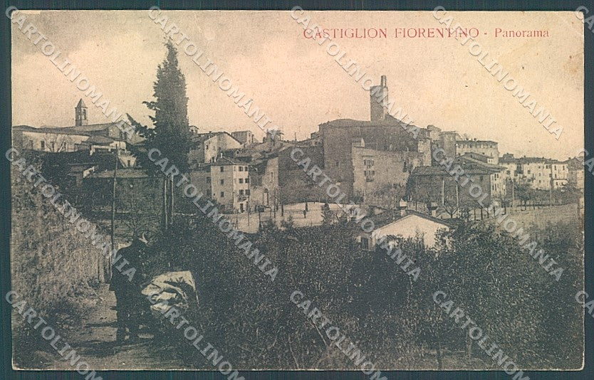 Arezzo Castiglion Fiorentino PIEGHINA ANGOLO cartolina JK4590 – fronte