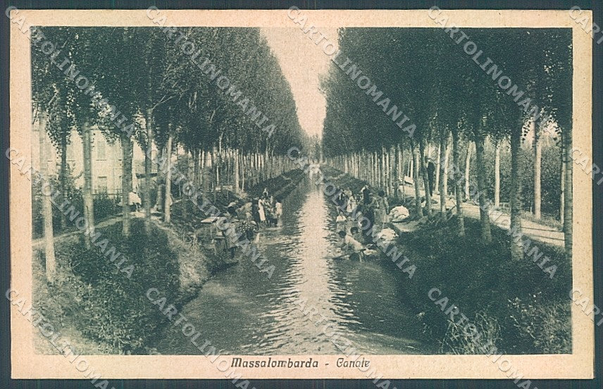 Ravenna Massa Lombarda Canale cartolina JK4593 – fronte
