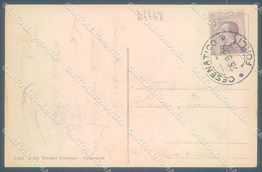 Forlì Cesena Cesenatico Barca a Vela Molo cartolina JK4595 – retro