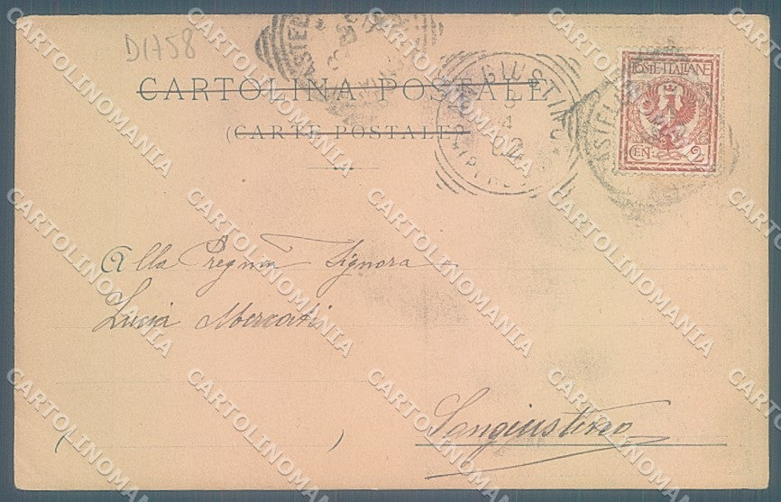 Forlì Cesena Rocca San Casciano Cordelia cartolina JK4596 – retro