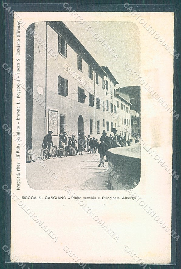 Forlì Cesena Rocca San Casciano Albergo Principale cartolina JK4597 – fronte