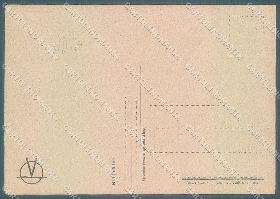 Venezia Marina Sommergibile Medaglia d'Oro WW2 STRAPPINO FG cartolina JK4613 – retro