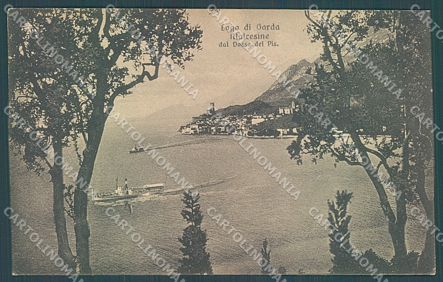 Verona Malcesine Lago di Garda Battello cartolina JK4614 – fronte