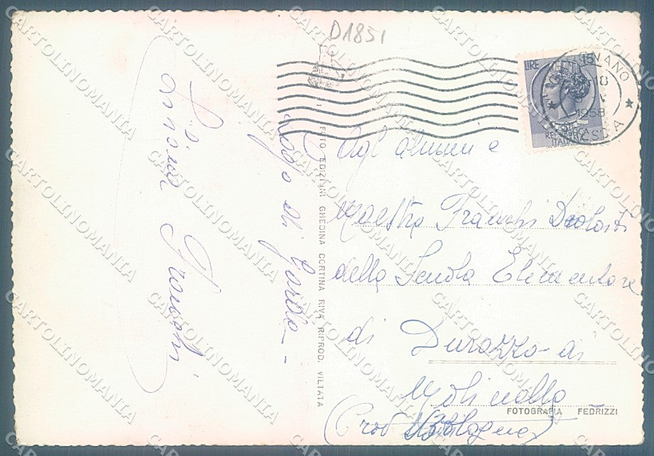 Verona Malcesine Lago di Garda Foto FG cartolina JK4616 – retro