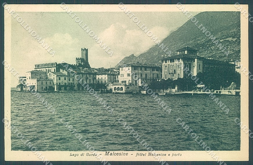 Verona Malcesine Lago di Garda Hotel Brunner 307-3 STRAPPINO cartolina JK4618 – fronte