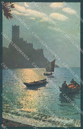 Verona Malcesine Lago di Garda Castello Tramonto Cecami cartolina JK4620 – fronte