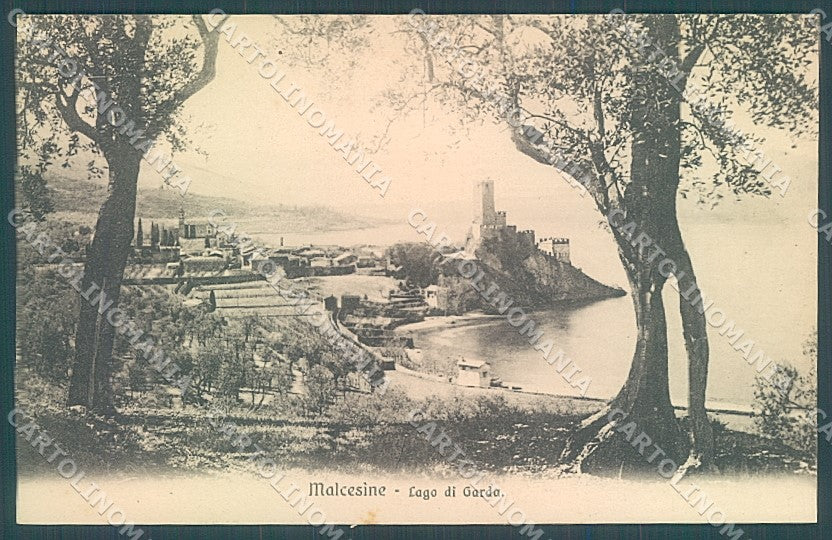 Verona Malcesine Lago di Garda Castello Brunner 2536 cartolina JK4622 – fronte
