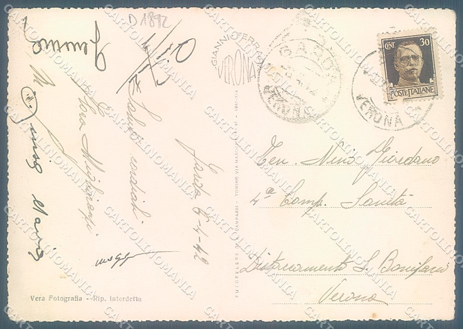 Verona Garda Lago di Garda Foto FG cartolina JK4626 – retro