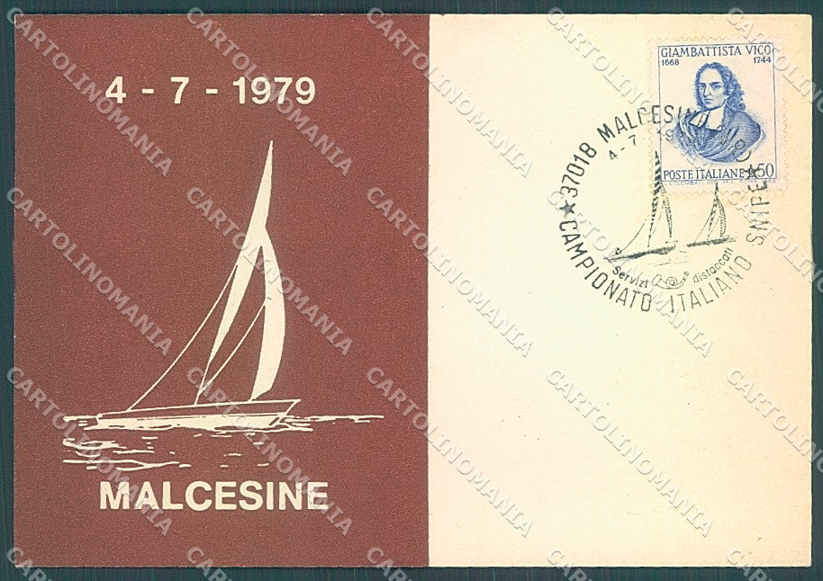 Verona Lago di Garda Malcesine Campionato Italiano Snipe FG cartolina JK4635 – fronte