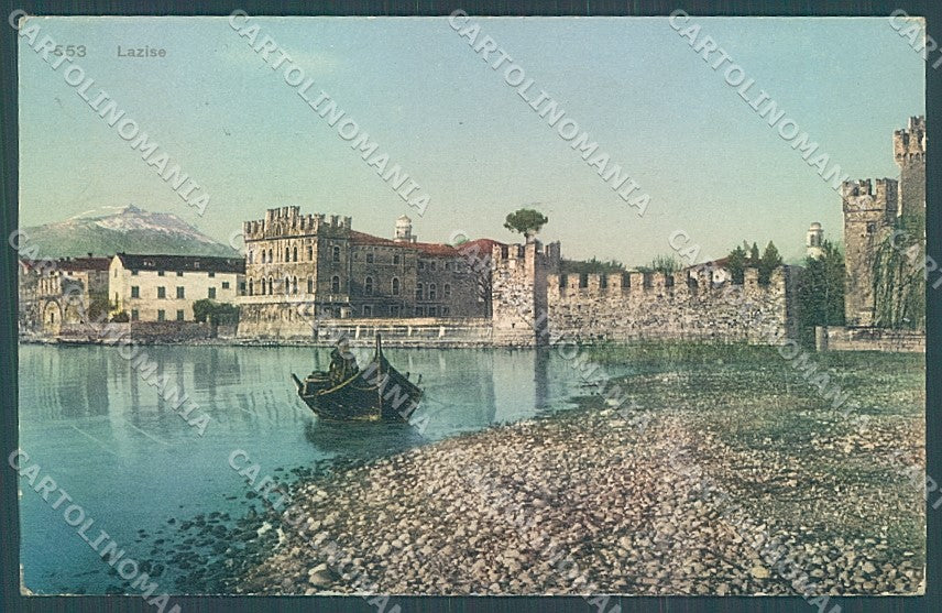 Verona Lazise Lago di Garda Castello cartolina JK4639 – fronte
