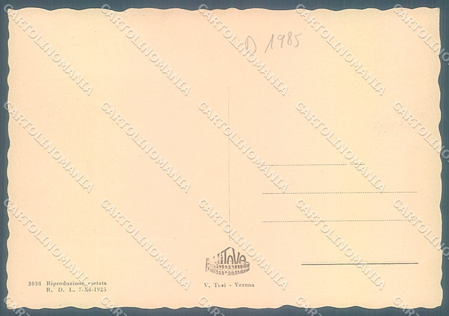 Verona Bardolino Lago di Garda FG cartolina JK4644 – retro