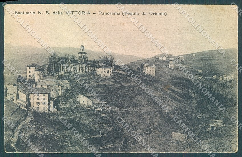 Genova Giovi Santuario PIEGA ANGOLO cartolina JK4659 – fronte