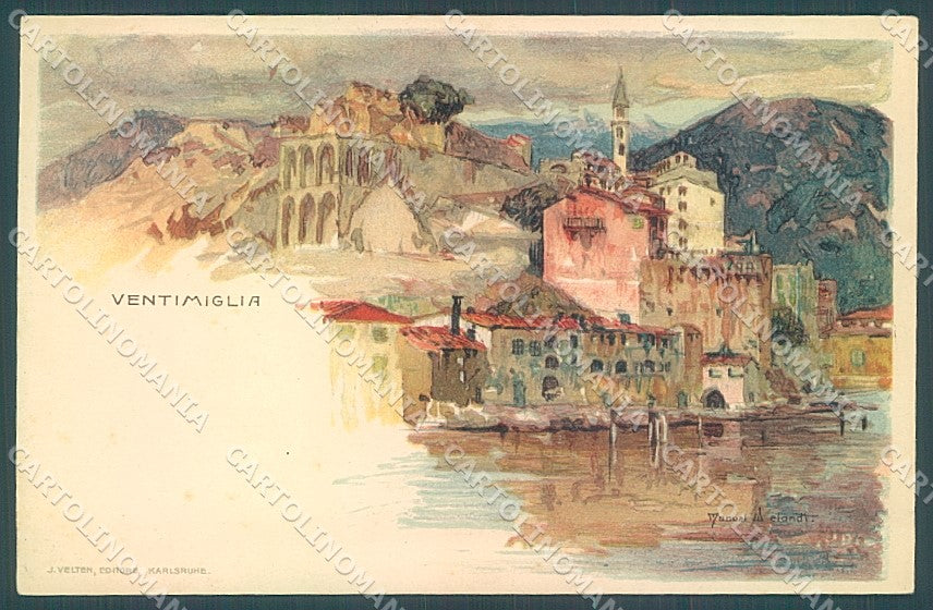Imperia Ventimiglia Wielandt cartolina JK4662 – fronte
