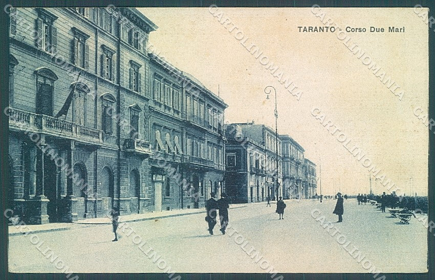 Taranto Città Corso Due Mari cartolina JK4668 – fronte
