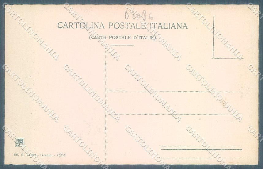 Taranto Città Vecchia Modiano 25850 cartolina JK4674 – retro