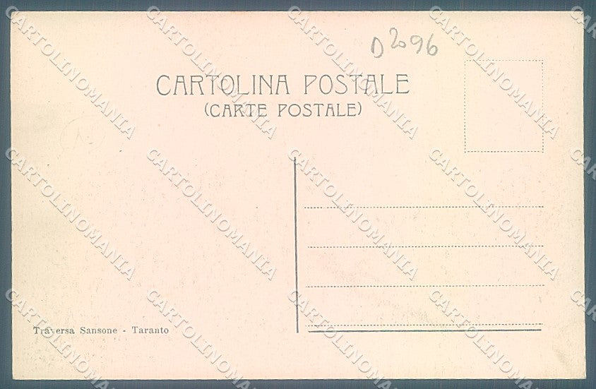 Taranto Città Strada Garibaldi cartolina JK4682 – retro