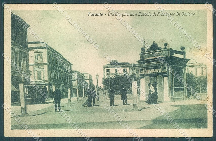Taranto Città Edicola Via Margherita cartolina JK4683 – fronte