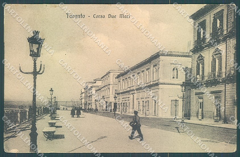 Taranto Città Corso Due Mari cartolina JK4688 – fronte