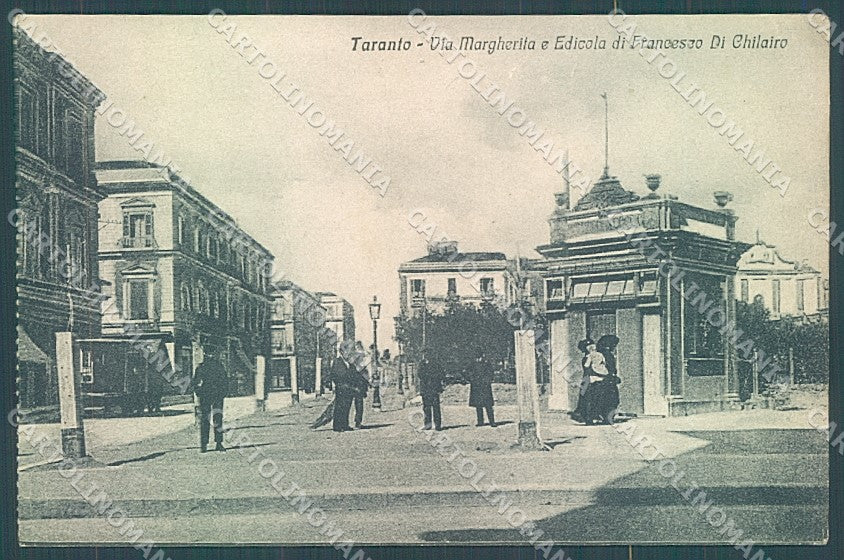 Taranto Città Edicola Via Margherita cartolina JK4692 – fronte