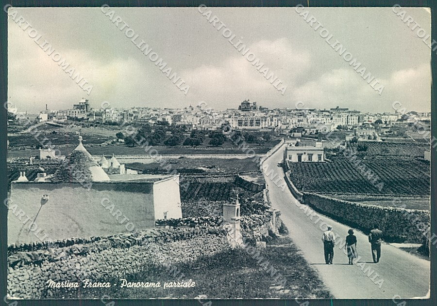 Taranto Martina Franca Trulli PIEGA ANGOLO Foto FG cartolina JK4694 – fronte