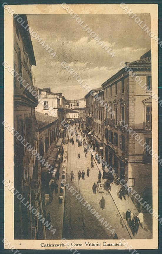 Catanzaro Città Corso Vittorio Emanuele cartolina JK4696 – fronte